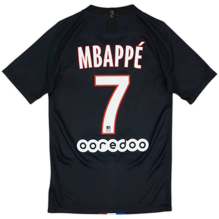 2019-20 Paris Saint-Germain Quatrième Maillot Mbappe #7 - 6/10 - (XS)