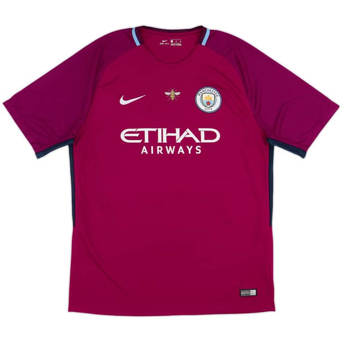 2017-18 Manchester City Camiseta de visitante De Bruyne #17 - 9/10 - (XL)