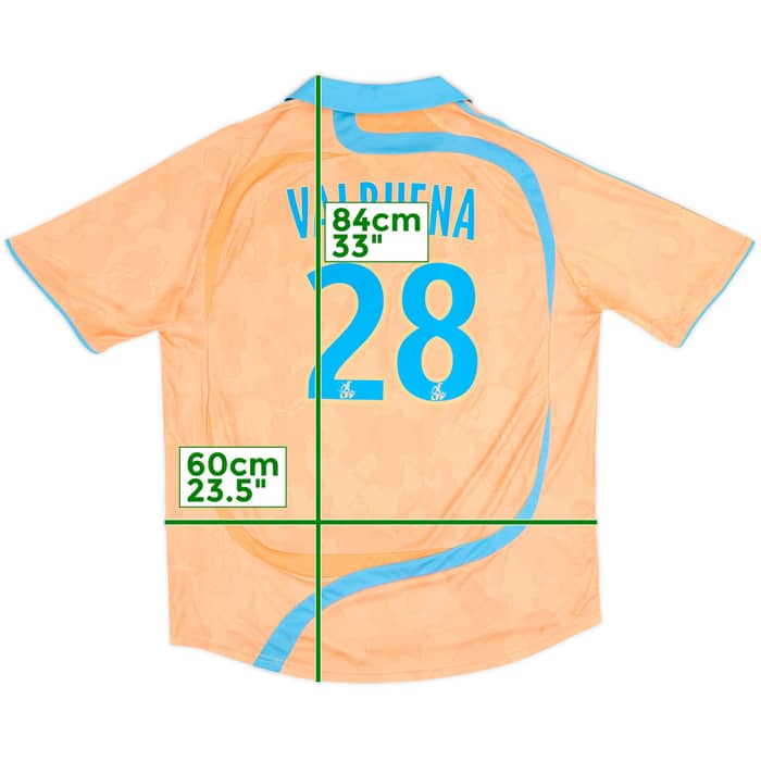 2007-08 Olympique Marseille Third Shirt Valbuena #28 - 8/10 - (XL)