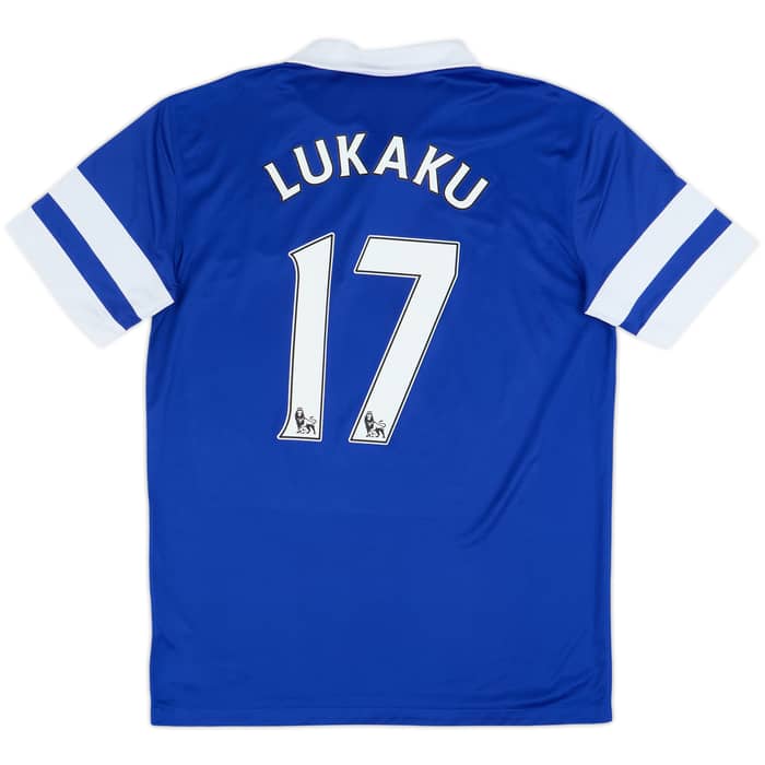 2013-14 Everton Home Shirt Lukaku #17 - 9/10 - (M)