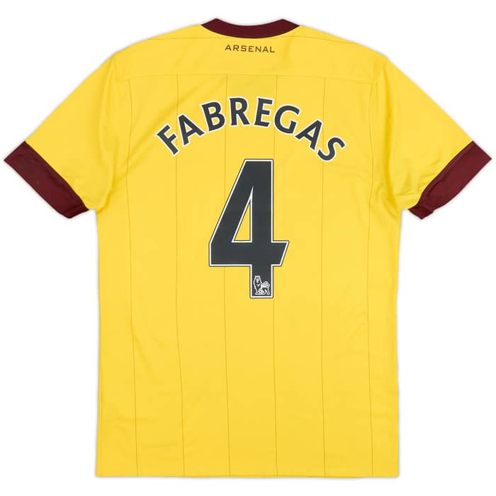 2010-13 Arsenal Away Shirt Fabregas #4 - 6/10 - (S)