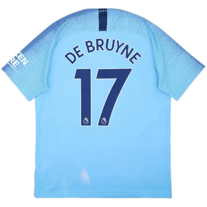 2018-19 Manchester City Home Shirt De Bruyne #17 - 5/10 - (L)
