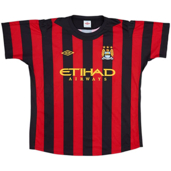 2011-12 Manchester City Away Shirt Silva #21 - 9/10 - (XL)