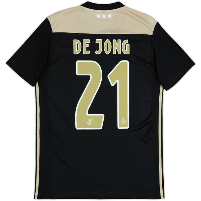 2018-19 Ajax Away Shirt De Jong #21 - 7/10 - (S)