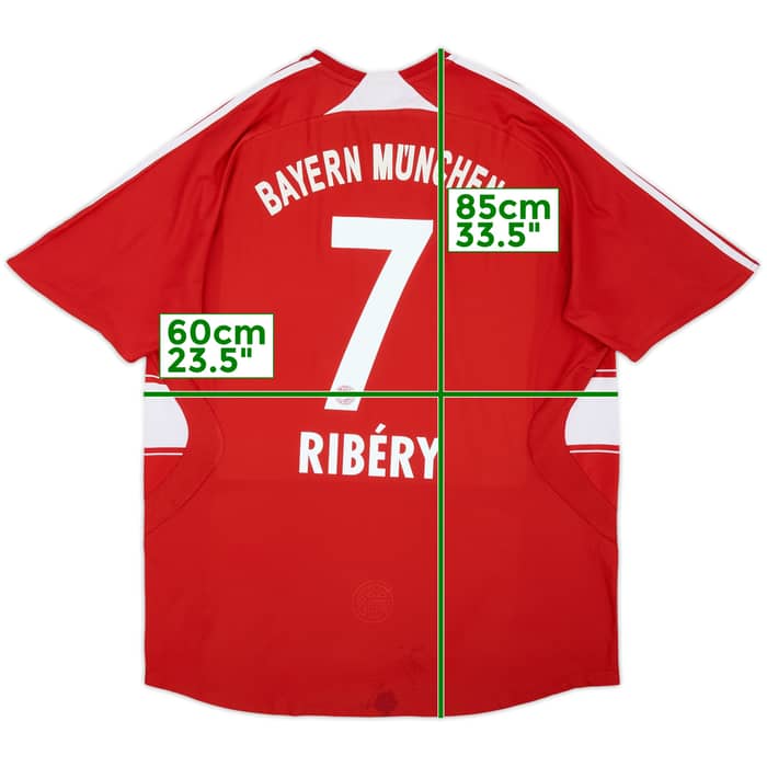 Camiseta de local del Bayern Munich 2008-09 Ribery #7 - 6/10 - (XL)