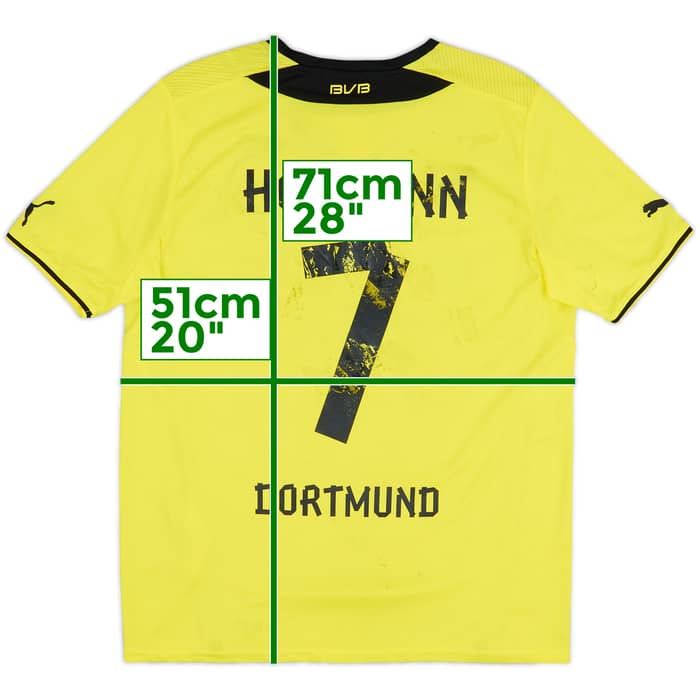 2013-14 Borussia Dortmund Home Shirt - 4/10 - (15-16 Years)