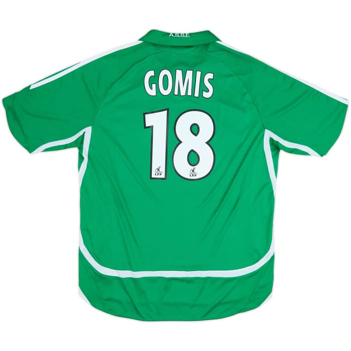 2006-07 Saint Etienne Home Shirt Gomis #18 - 6/10 - (XL)