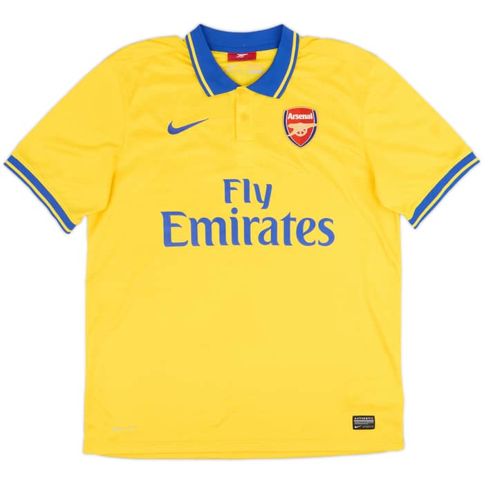 2013-14 Arsenal Away Shirt Arteta #8 - 9/10 - (L)