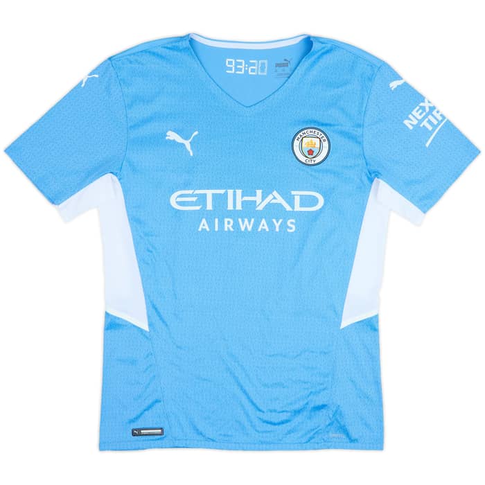2021-22 Manchester City Authentic Home Shirt Gundogan #8 - 8/10 - (XXL)