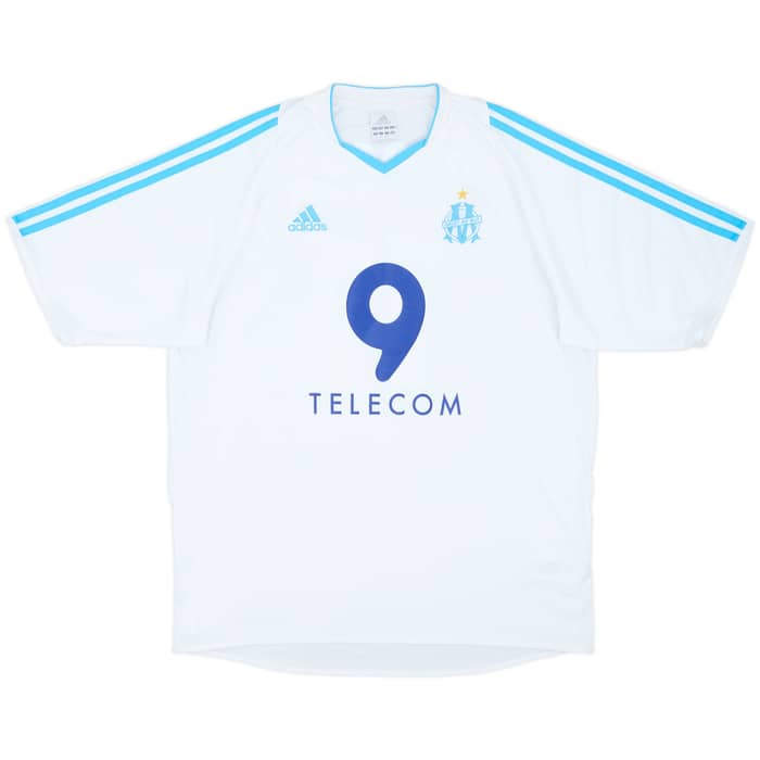 2003-04 Olympique Marseille Home Shirt Drogba #11 - 8/10 - (L)