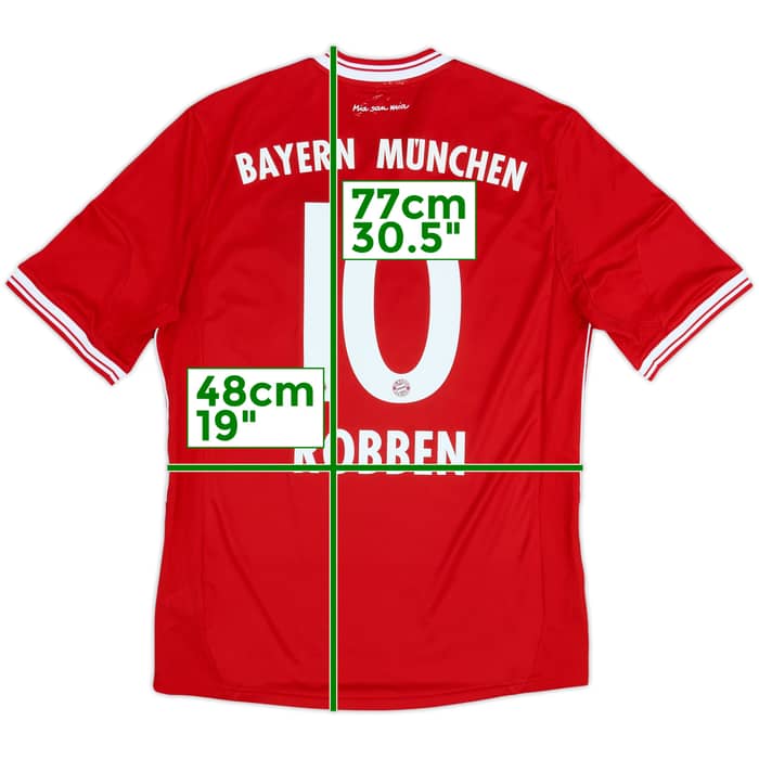 2013-14 Bayern Munich Home Shirt Robben #10 - 5/10 - (M)