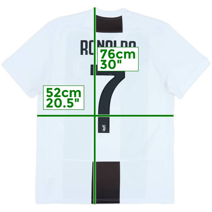 2018-19 Juventus Home Shirt Ronaldo #7 - 6/10 - (M)