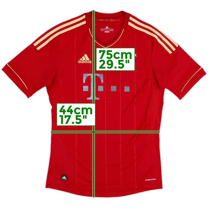 2011-13 Bayern Munich Home Shirt - 4/10 - (S)