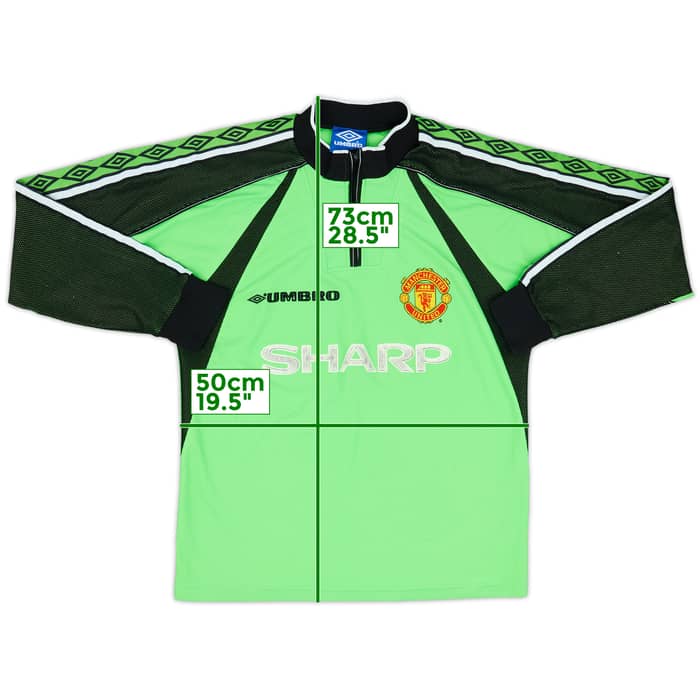 1998-99 Manchester United GK Shirt - 5/10 - (Y)