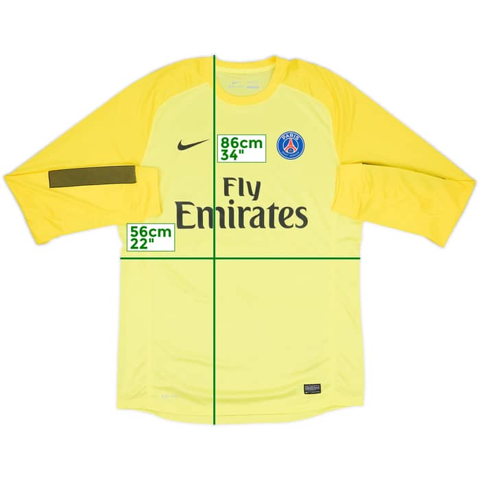2012-13 Paris Saint-Germain Player Issue GK Shirt - 8/10 - (XL)