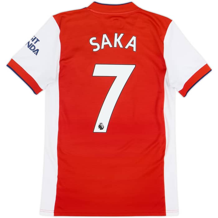 Camiseta de local del Arsenal 2021-22 Saka #7 - 6/10 - (XS)