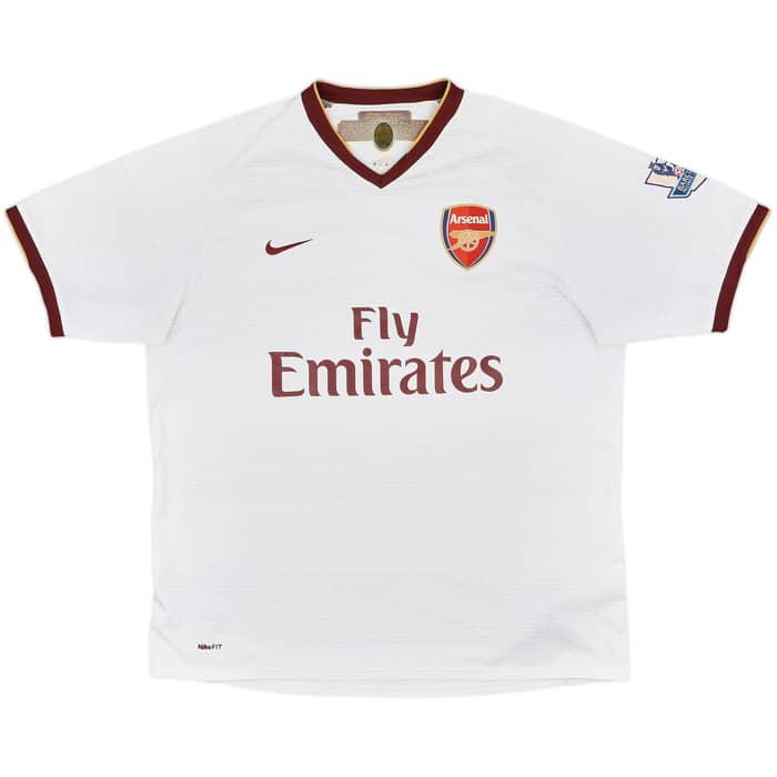 2007-08 Arsenal Away Shirt #6 - 8/10 - (XL)