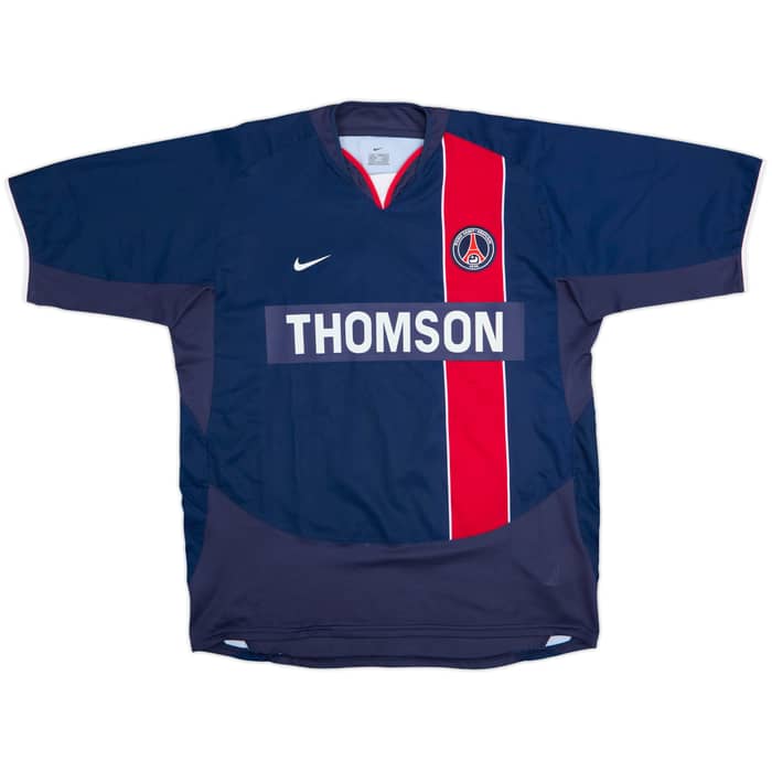 2003-04 Paris Saint-Germain Player Issue Home Shirt Pauleta #9 - 8/10 - (L)