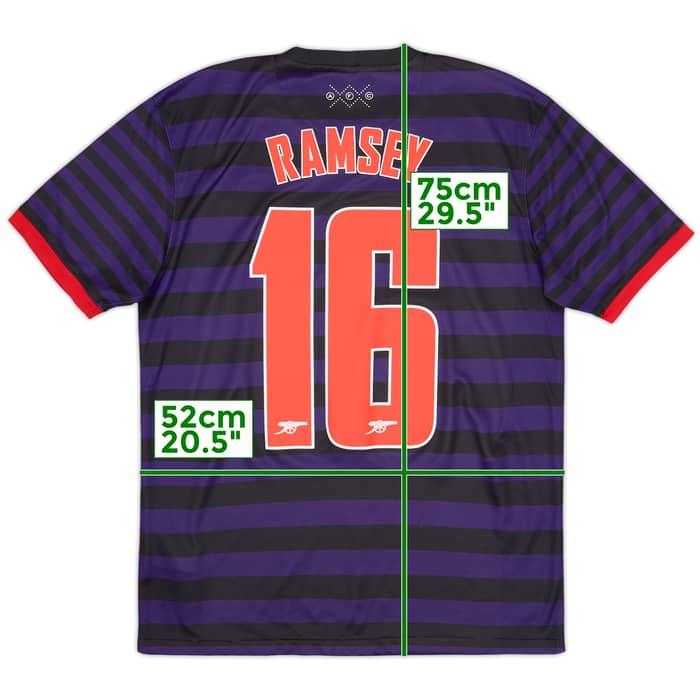 2012-13 Arsenal Away Shirt Ramsey #16 - 8/10 - (M)