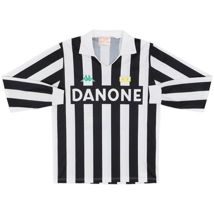 1992-94 Juventus Basic Home L/S Shirt #10 - 9/10 - (L)