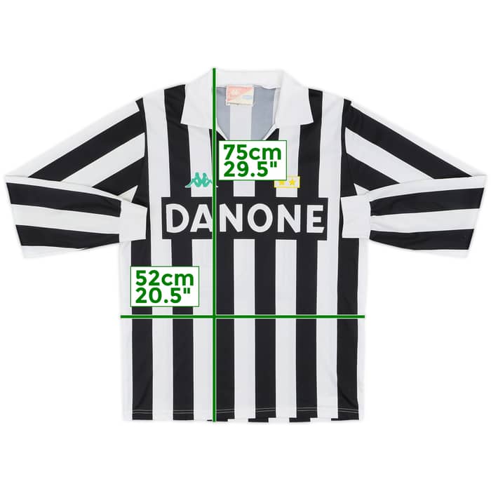 1992-94 Juventus Basic Home L/S Shirt #10 - 9/10 - (L)