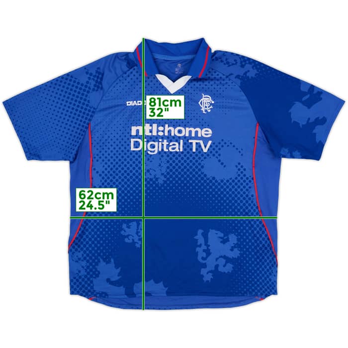 2002-03 Rangers Home Shirt - 8/10 - (XXL)