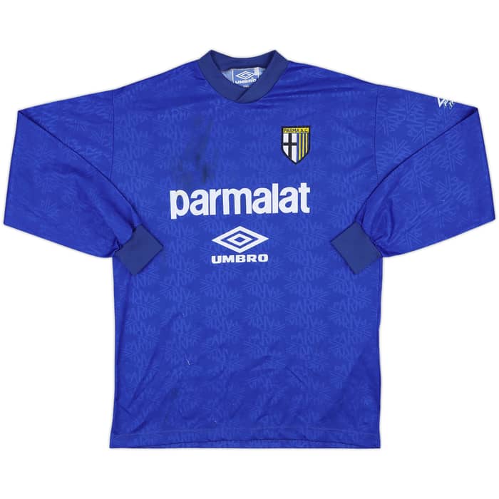 1993-95 Parma Umbro Training L/S Shirt - 5/10 - (XXL)