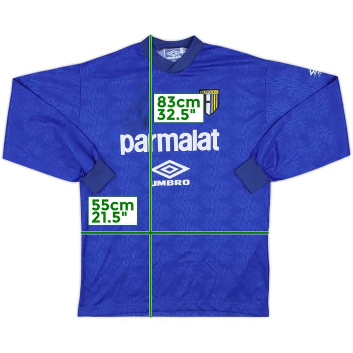 1993-95 Parma Umbro Training L/S Shirt - 5/10 - (XXL)