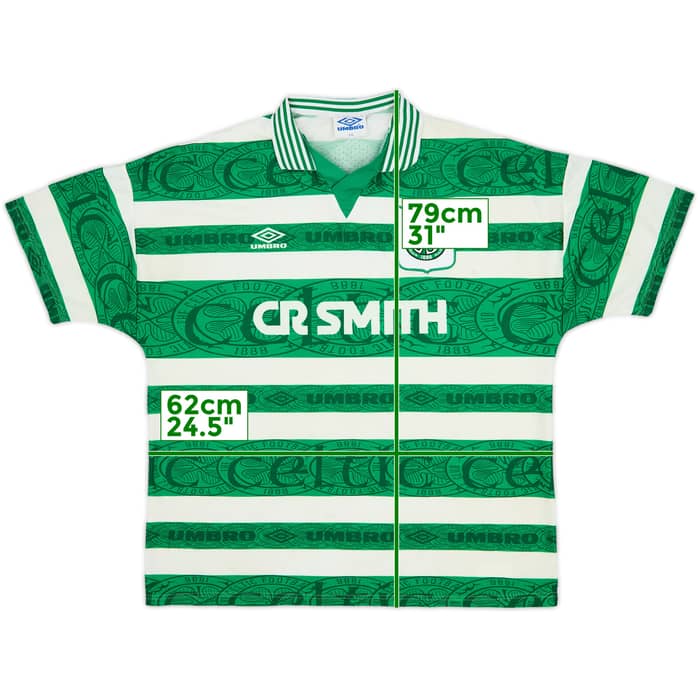 1995-97 Celtic Home Shirt - 5/10 - (XXL)