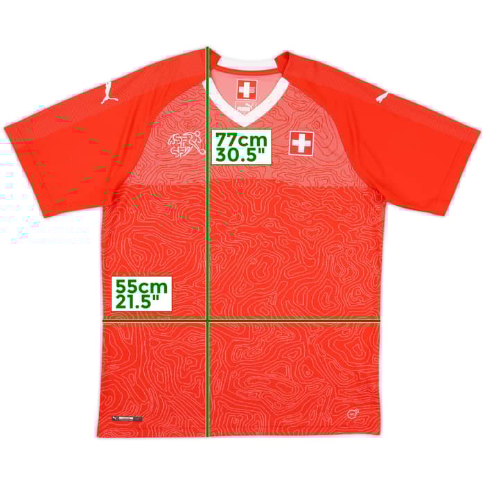2018-20 Switzerland Home Shirt - 7/10 - (L)