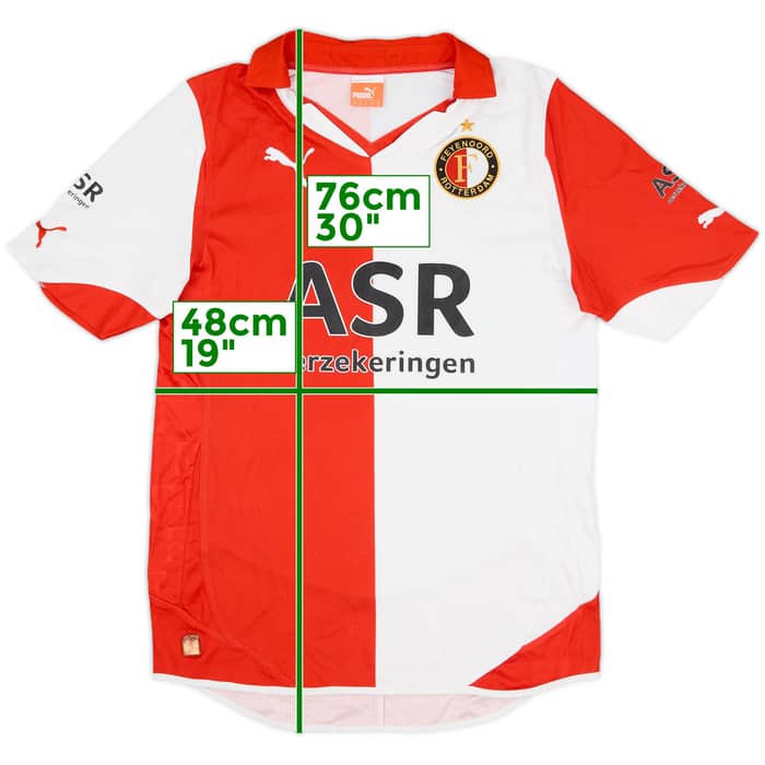 2010-11 Feyenoord Home Shirt - 7/10 - (S)