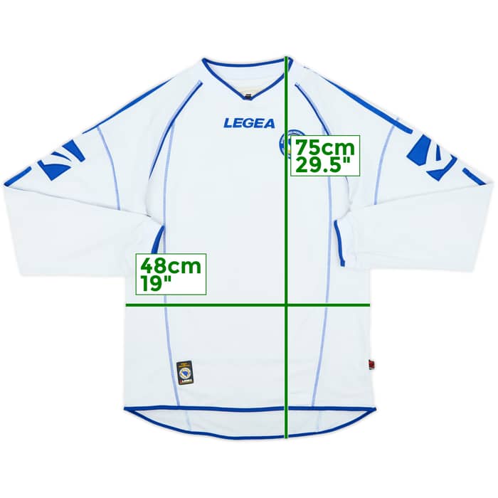 2005-06 Bosnia & Herzegovina Home L/S Shirt - 7/10 - (L)