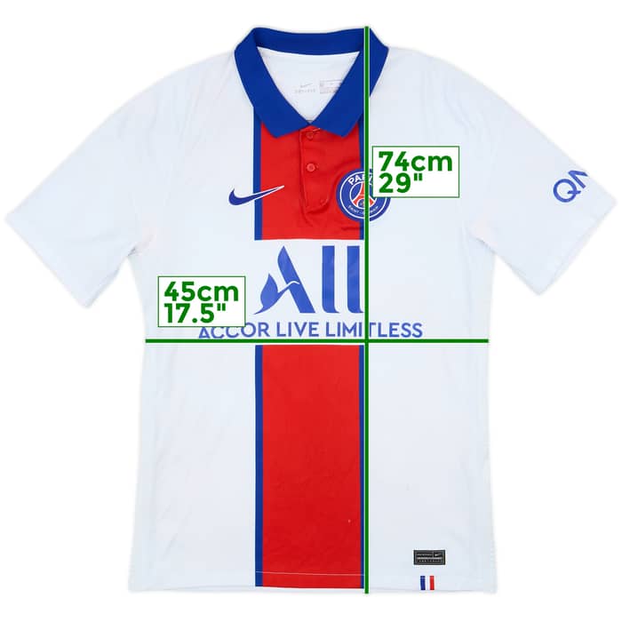 2020-21 Paris Saint-Germain Away Shirt - 6/10 - (S)