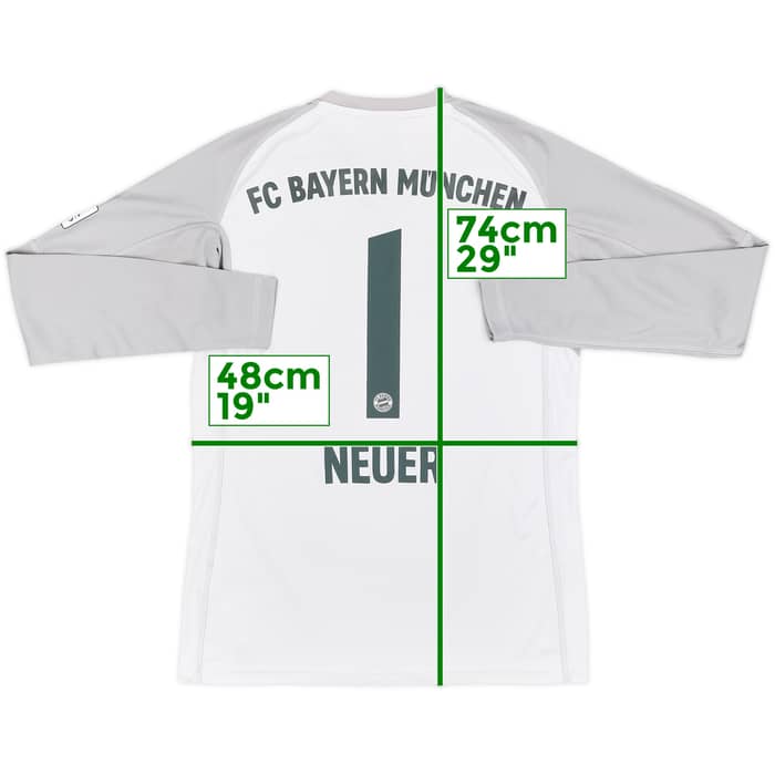 2018-19 Bayern Munich GK Shirt Neuer #1 - 9/10 - (XL.Boys)