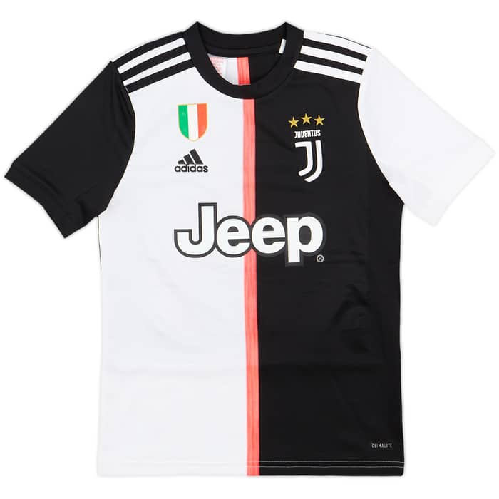 2019-20 Juventus Home Shirt Ronaldo #7 - 7/10 - (S.Boys)