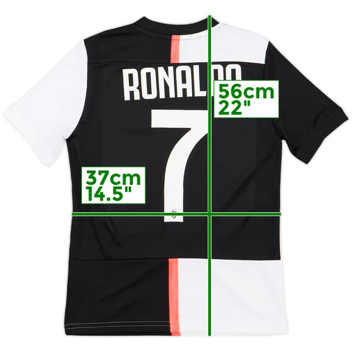 2019-20 Juventus Home Shirt Ronaldo #7 - 7/10 - (S.Boys)