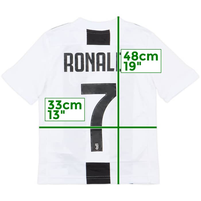 2018-19 Juventus Home Shirt Ronaldo #7 - 8/10 - (7-8 Years)