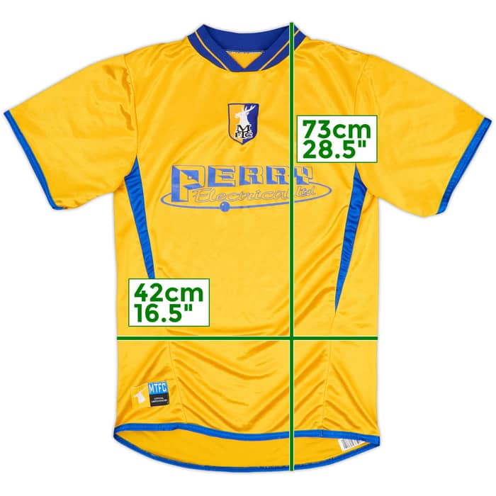 2003-04 Mansfield Town Home Shirt - 8/10 - (Y)