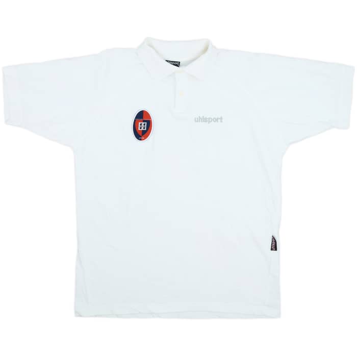 2000-01 Cagliari Uhlsport Polo Shirt - 6/10 - (M/L)