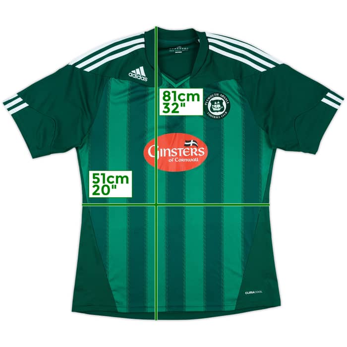 2010-11 Plymouth Home Shirt - 9/10 - (L)
