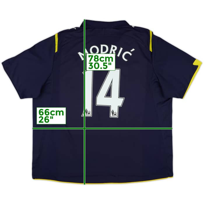 2009-10 Tottenham Away Shirt Modric #14 - 8/10 - (XL)