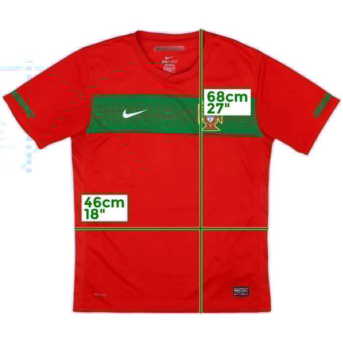 2010-11 Portugal Home Shirt - 8/10 - (XL.Boys)
