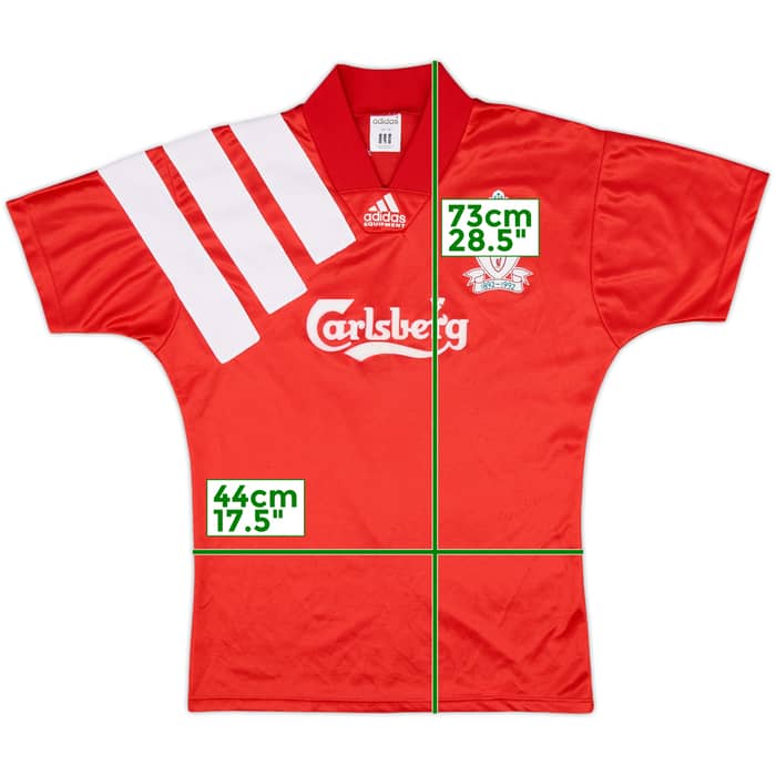 1992-93 Liverpool Centenary Home Shirt - 9/10 - (S)