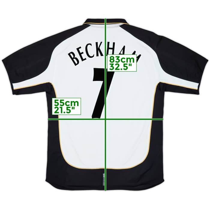 2001-02 Manchester United Centenary Away/Third Shirt Beckham #7 - 5/10 - (L/XL)