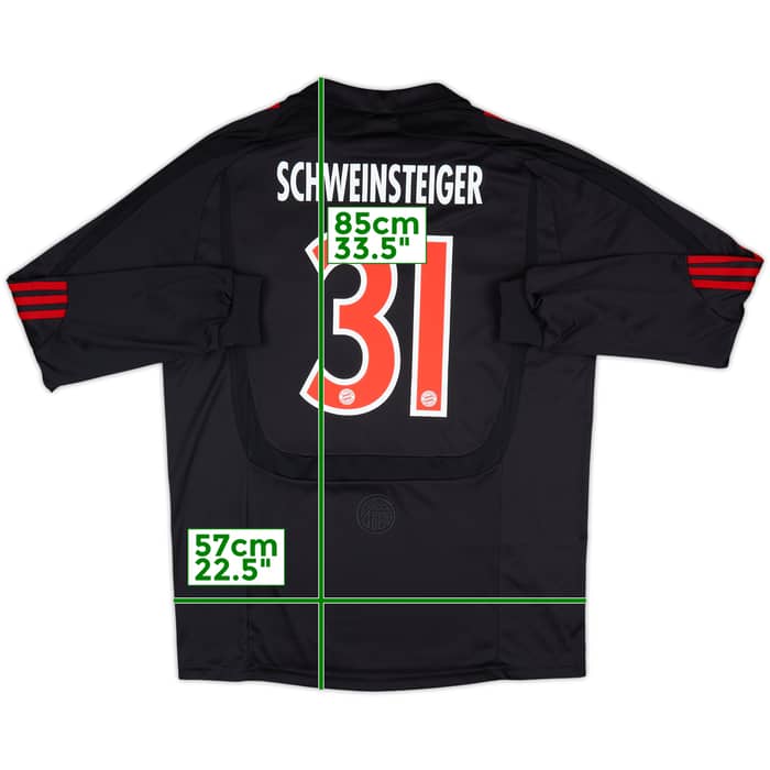 2007-08 Bayern Munich Player Issue Third L/S Shirt Schweinsteiger #31 - 8/10 - (XL)