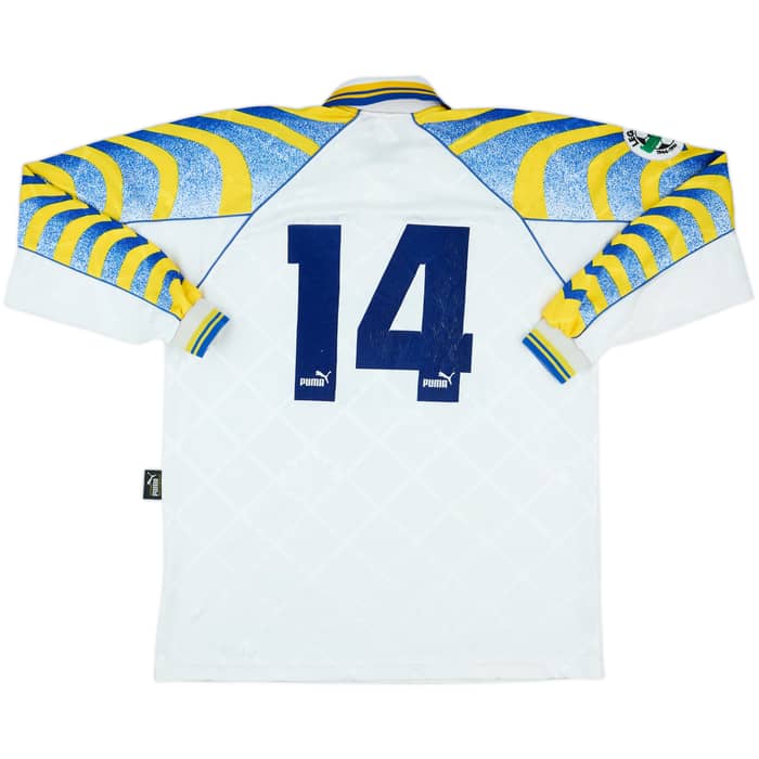1996-97 Parma Match Issue Home L/S Shirt #14