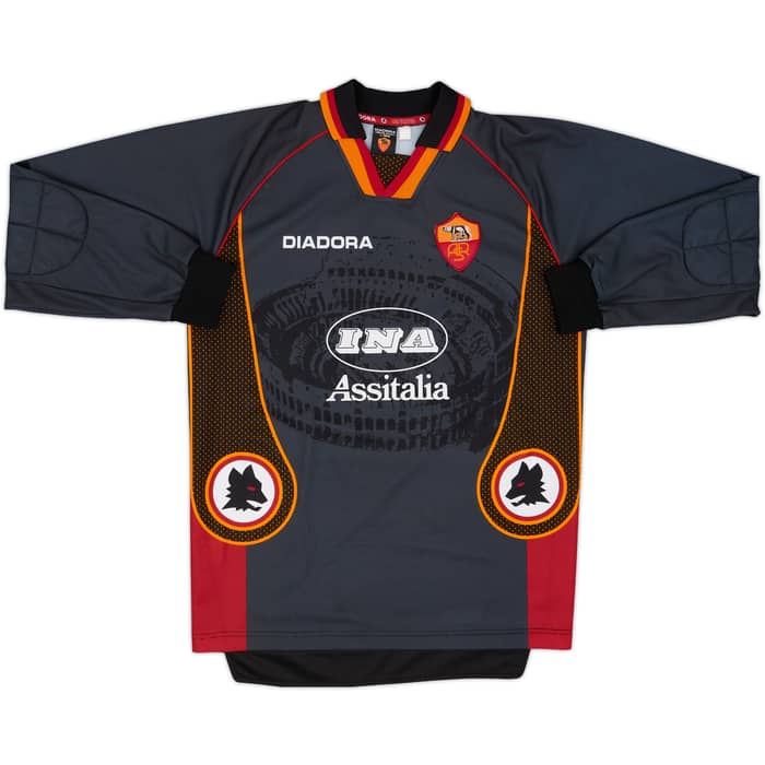 1997-98 Roma GK Shirt Konsel #1 - 7/10 - (M)