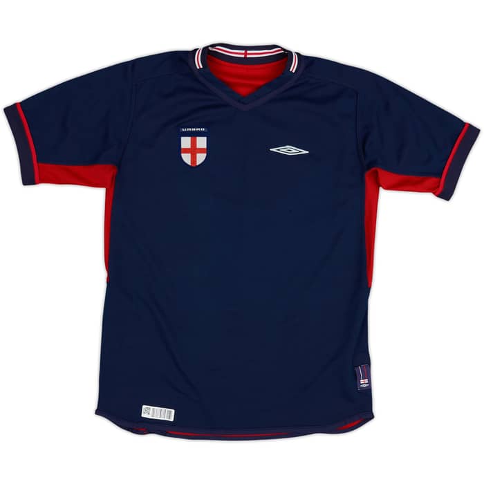 2002-04 England Away Shirt - 7/10 - (XL.Boys)