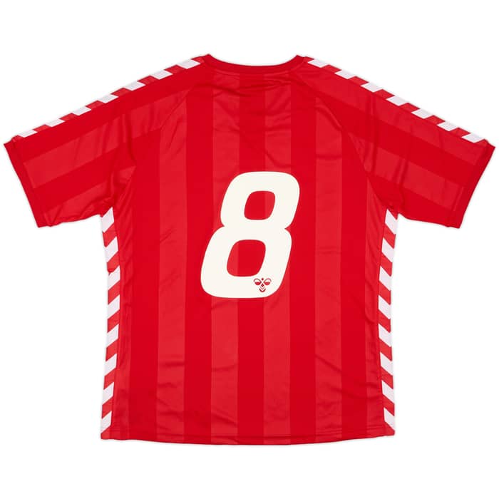 2022 Denmark '1983-84' Re-issue Home Shirt #8 (XXL)