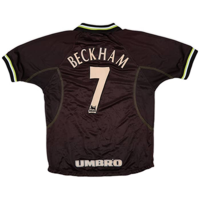 1998-99 Manchester United Third Shirt Beckham #7 - 7/10 - (Y)